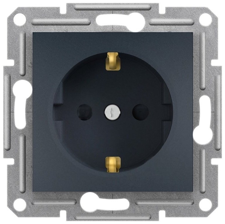 Розетка Schneider Electric ASFORA EPH2900271, черный купить,NaN
