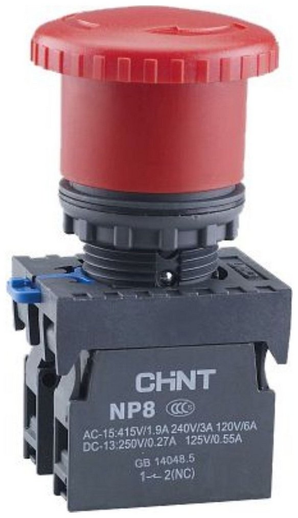 CHINT кнопка 667129, красный, черный купить,NaN
