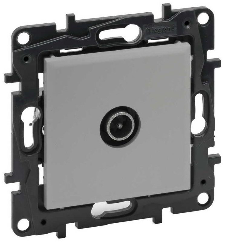 Legrand встраиваемая 863374, телевизионный цвет черный, серый купить,NaN