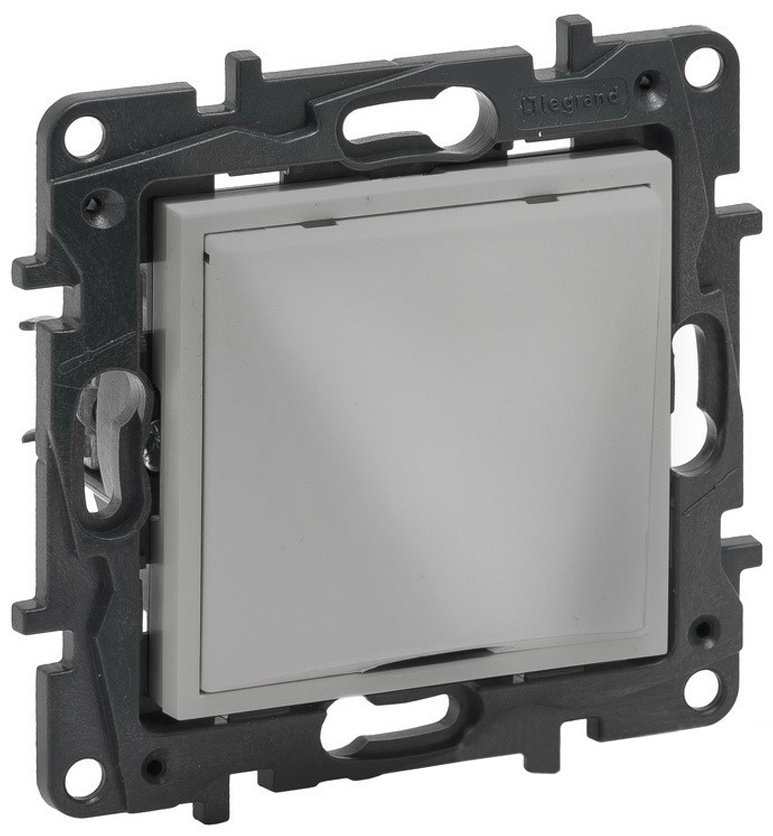Legrand встраиваемая Niloe Step 863329, электрический цвет алюминий купить,NaN