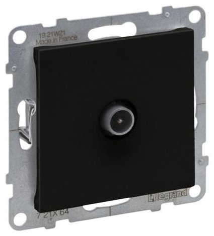 Legrand встраиваемая Suno 721464, телевизионный цвет антрацит купить,NaN