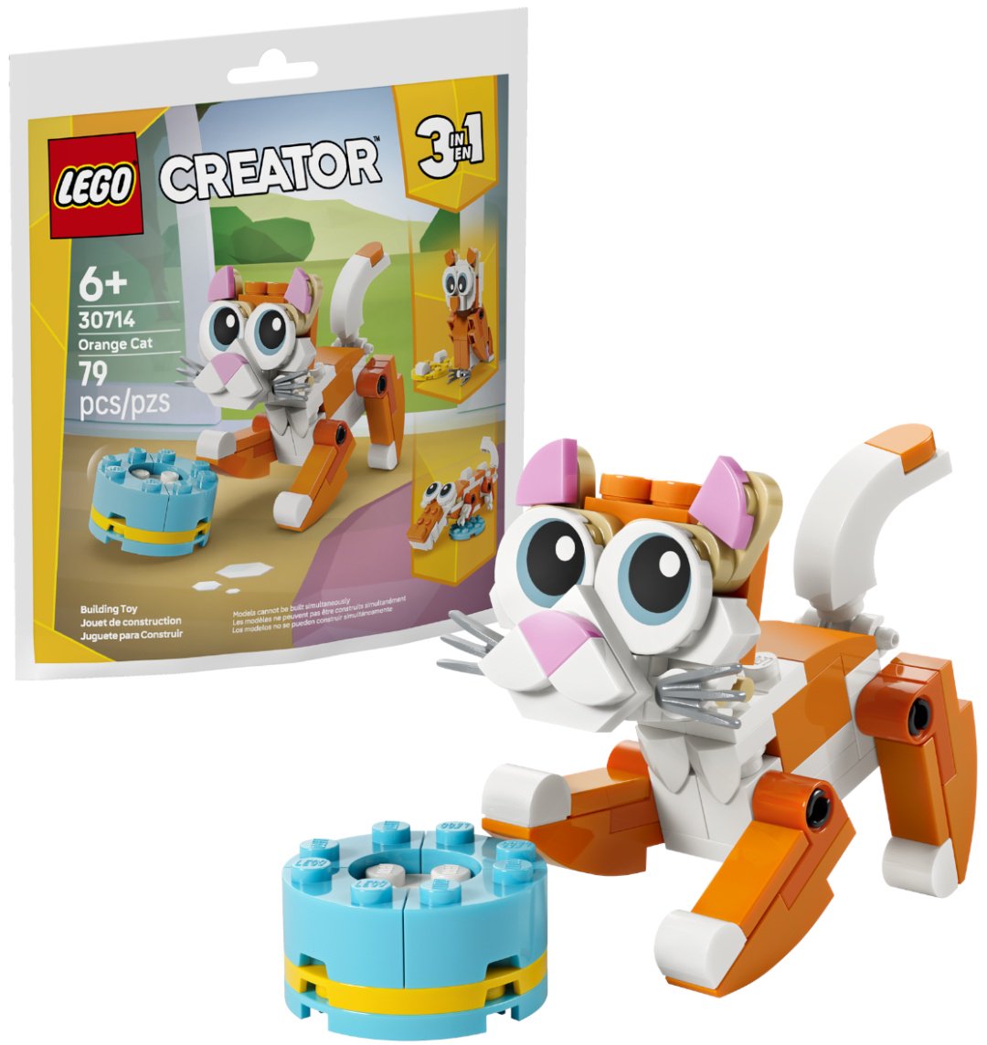 Конструктор LEGO Оранжевый кот 30714, деталей 79 шт - ForteMarket Конструктор LEGO Оранжевый кот 30714, деталей 79 шт купить,3135