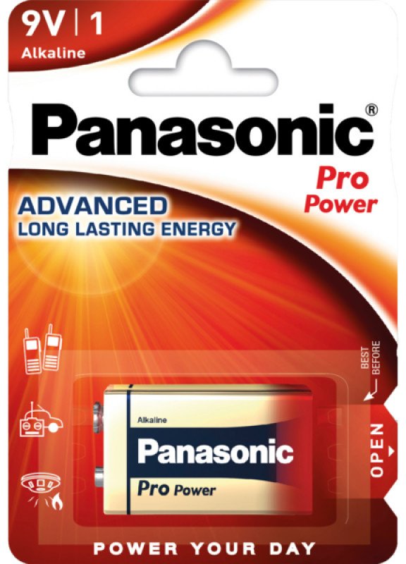 Батарейка 6LR61 Panasonic 1 шт купить,NaN