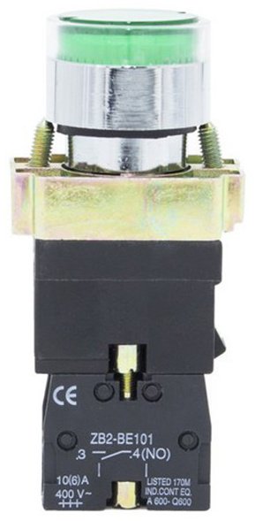 Deluxe кнопка XB2-BW3371 green, зеленый купить,NaN