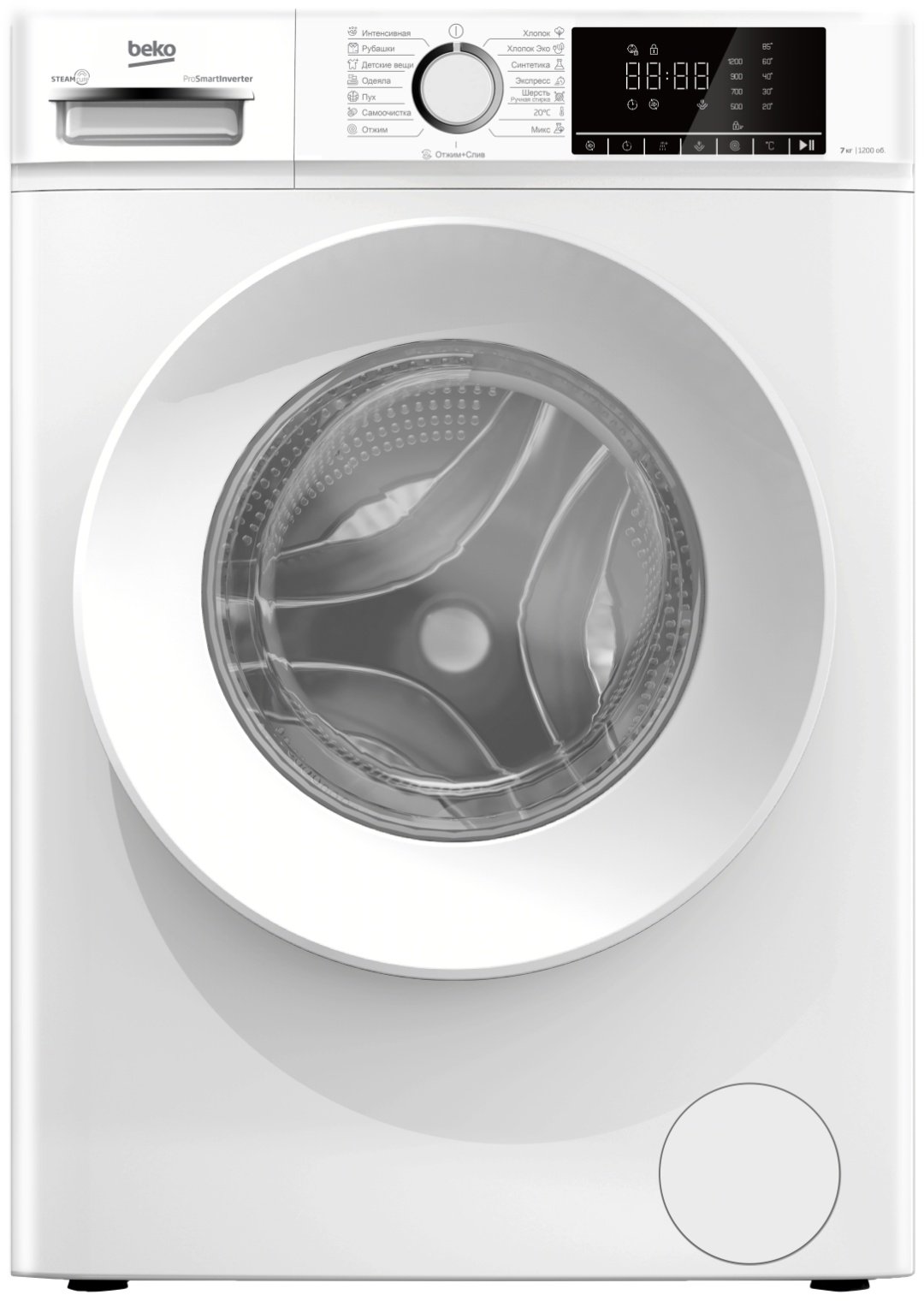 Стиральная машина BEKO B1WFM272W 7 кг белый купить,NaN