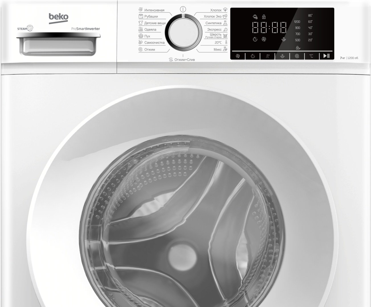 Стиральная машина BEKO B1WFM272W 7 кг белый купить,NaN