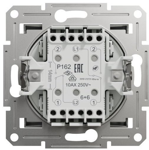 Выключатель клавишный Schneider Electric EPH0600171, антрацит купить,NaN