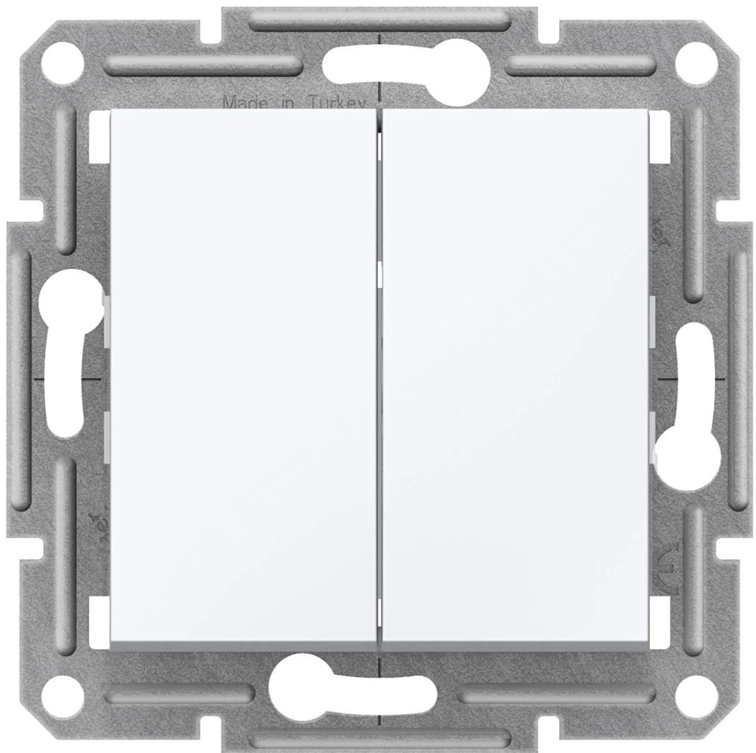 Выключатель клавишный Schneider Electric EPH0670121, белый купить,NaN