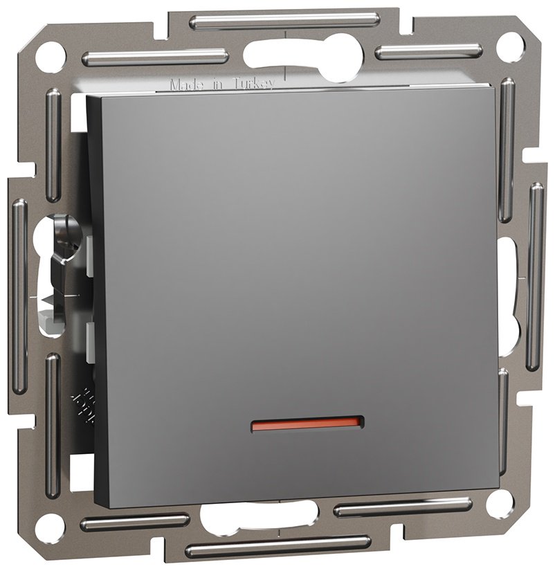 Выключатель клавишный Schneider Electric EPH1500171, антрацит купить,NaN