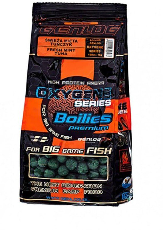 Бойлы Genlog Oxygen   Fresh Mint Tuna 16mm купить,NaN