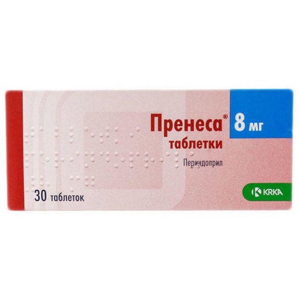KRKA d.d. Пренесса 8мг 30шт таблетки