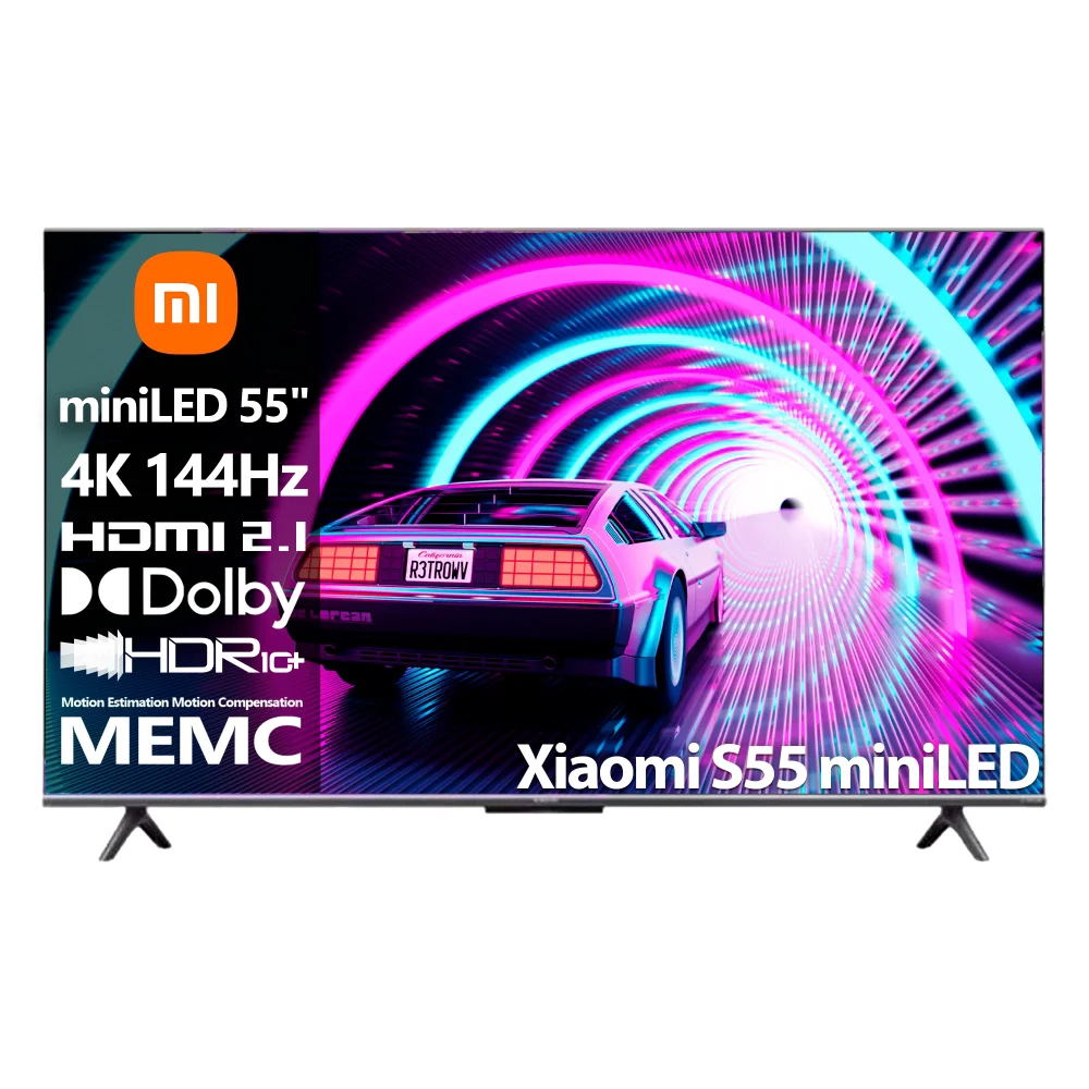 Телевизор Xiaomi S 55" L55MA-SPL LED 4K UHD Black