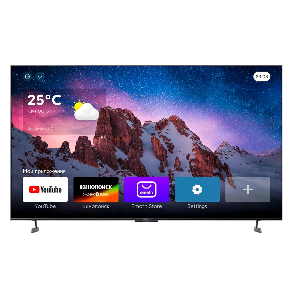 Телевизор 75" (190 см) Xiaomi S Pro L75MB-SP LED 4K UHD Black