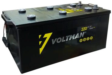 Аккумулятор VOLTMAN 6CT-220Ah -/+