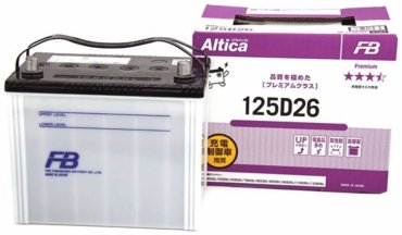 Аккумулятор FURUKAWA FB Altica 125D26L 6СТ-85Ah -/+