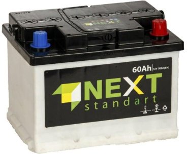 Аккумулятор Next 6CT-62Ah -/+