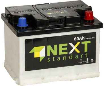 Аккумулятор Next 6CT-62Ah -/+