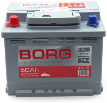 Аккумулятор BORG 00-94548 Premium 60 прямая купить,NaN