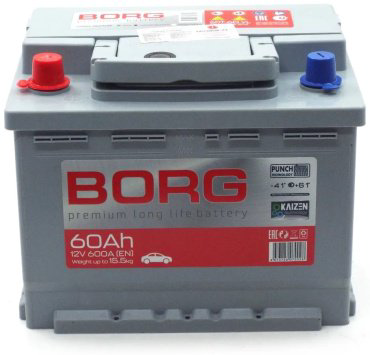 Аккумулятор BORG 00-94548 Premium 60 прямая купить,NaN