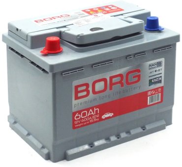 Аккумулятор BORG 00-94548 Premium 60 прямая купить,NaN