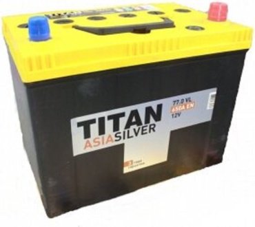 Аккумулятор 00003224 077 VL Titan AsiaS е D26L 77 Ач обратная