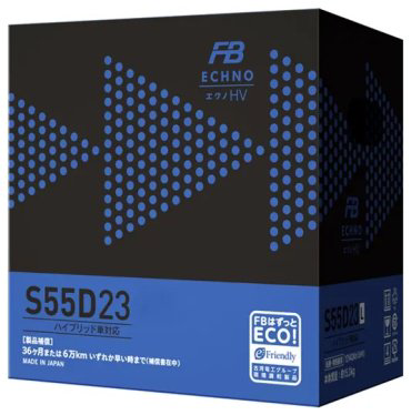 Аккумулятор FURUKAWA S55D23L FB Echno 51 Ач обратная