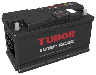 Аккумулятор TUBOR Standart 6СТ-100.0 -/+