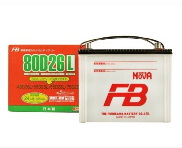 Аккумулятор FURUKAWA 80D26L FB Super Nova 68 Ач обратная