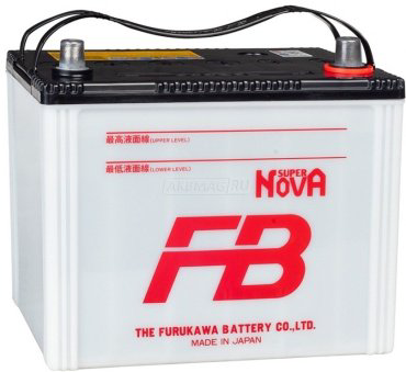 Аккумулятор FURUKAWA 80D26L FB Super Nova 68 Ач обратная купить,NaN