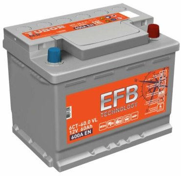 Аккумулятор TUBOR 4607008885729 EFB 6CT-60.0 VL 60 Ач обратная