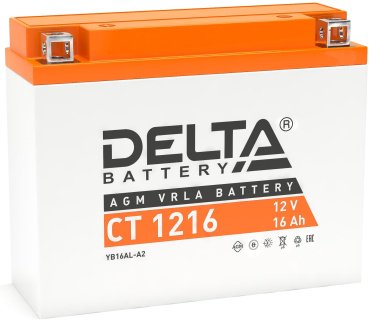 Аккумулятор DELTA CT 1216 16 Ач обратная