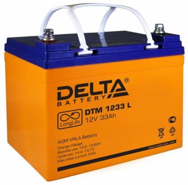 Аккумулятор DELTA DTM-L 12-33Ah +/-