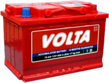 Аккумулятор VOLTA 75Ah -/+