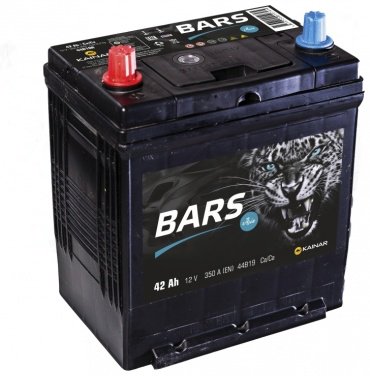 Аккумулятор BARS Asia 6СТ-42Ah +/-