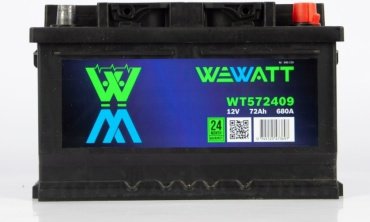 Аккумулятор Wewatt WT572409 72Ah +/-