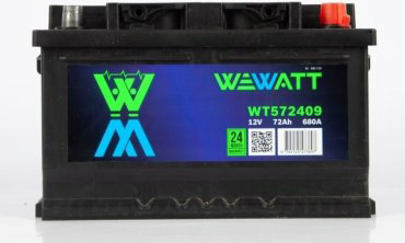 Аккумулятор Wewatt WT572409 72Ah +/-