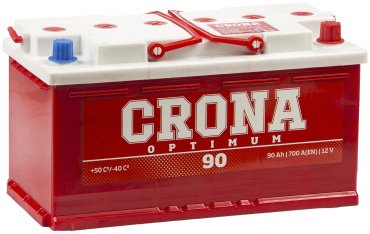 Аккумулятор Crona 6CT-90Ah -/+