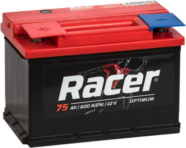Аккумулятор Racer 6СТ-75Ah +/-