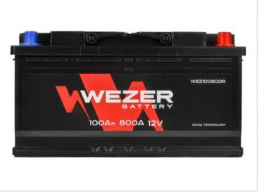 Аккумулятор WEZER 6CT-100Ah -/+