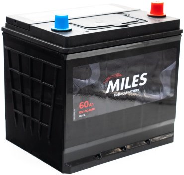 Аккумулятор MILES 55D23L MILES 60 Ah 60 обратная