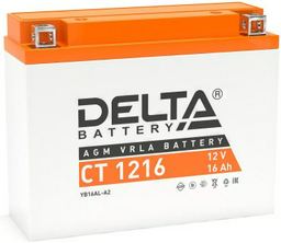 Аккумулятор DELTA CT 1216 16 Ач обратная