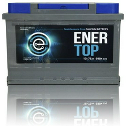 Аккумулятор ENERTOP 6CT-75Ah -/+