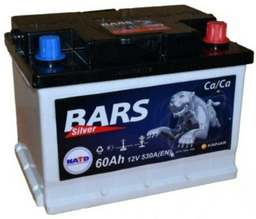Аккумулятор Bars Silver 6СТ - 60 АПЗ