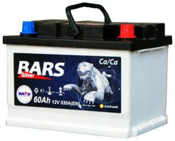 Аккумулятор Bars Silver 6СТ - 60 АПЗ