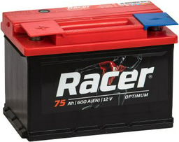 Аккумулятор Racer 6СТ-75Ah +/-