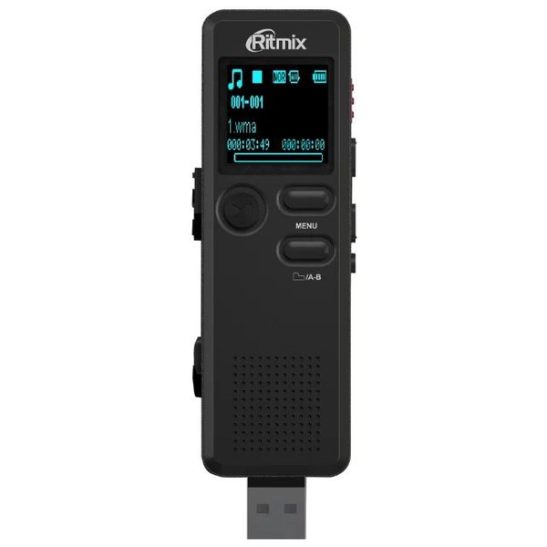 Диктофон Ritmix RR-610 8Gb черный купить,NaN