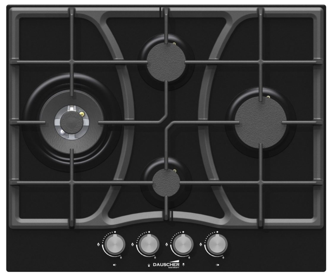 Варочная поверхность Dauscher 672GL-TURBO Black купить,NaN