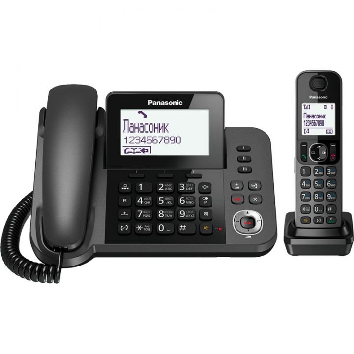 Радиотелефон Panasonic KX-TGF320RUM черный