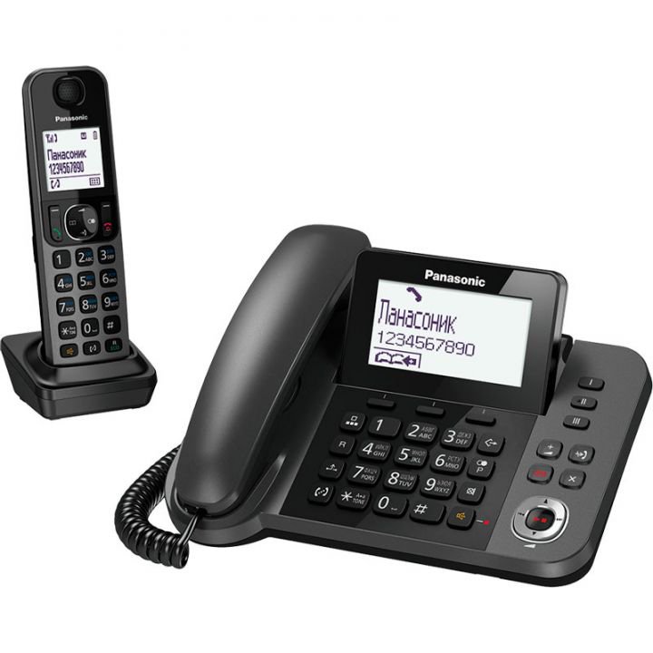 Радиотелефон Panasonic KX-TGF320RUM черный - ForteMarket Радиотелефон Panasonic KX-TGF320RUM черный купить,0