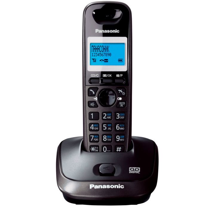Радиотелефон Panasonic KX-TG2521RUT черный